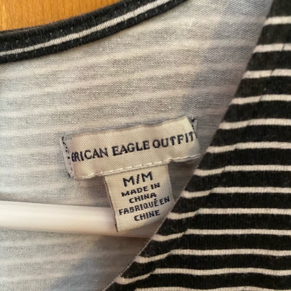 AE Size Medium Striped Skater Dress - Picture 3 of 3